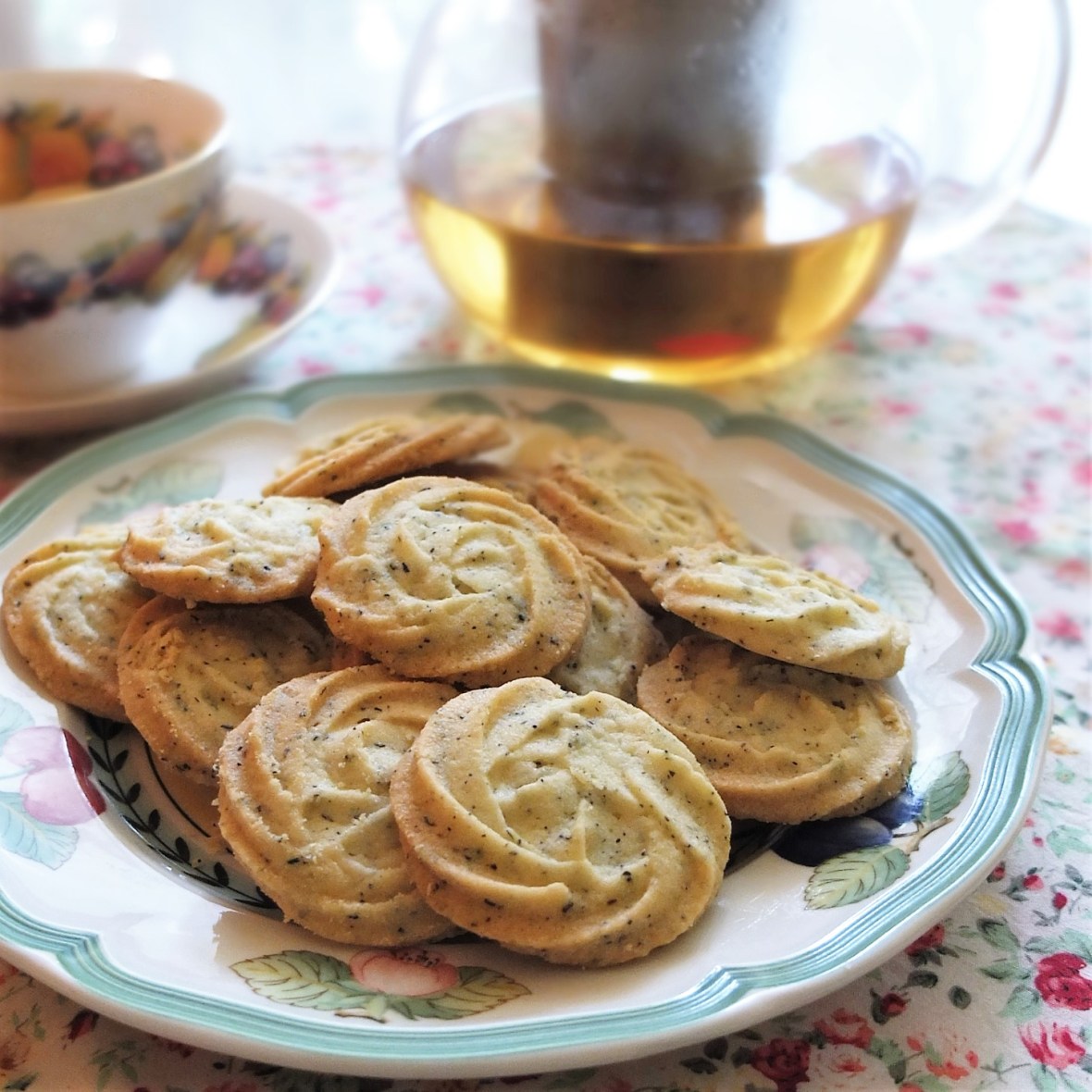Earl Grey melting moments biscuits (cookies)