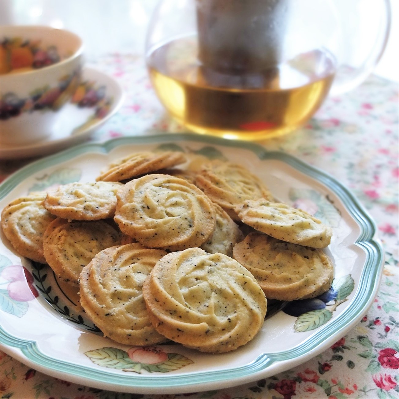 Earl Grey melting moments biscuits (cookies)