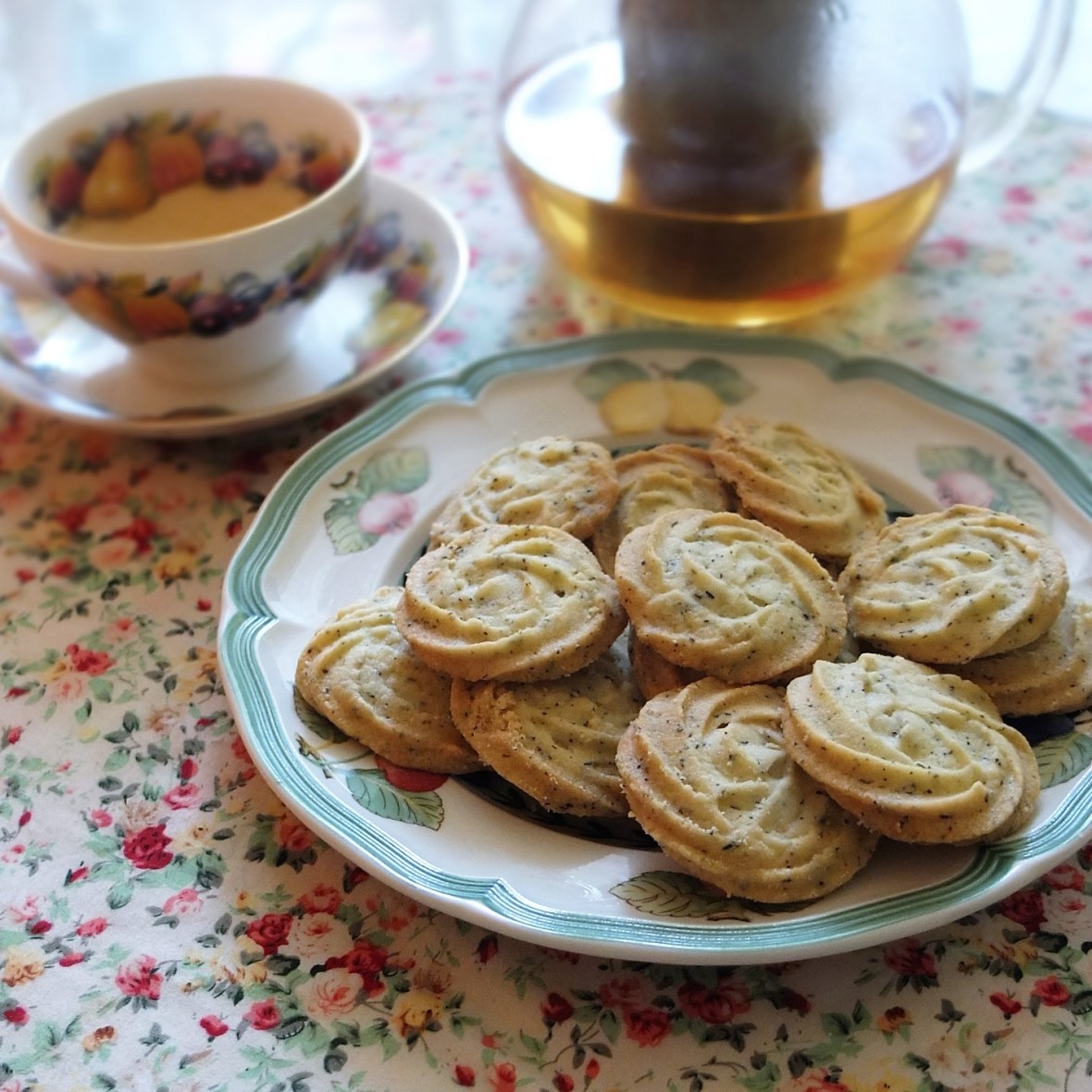 Earl Grey melting moments biscuits (cookies)