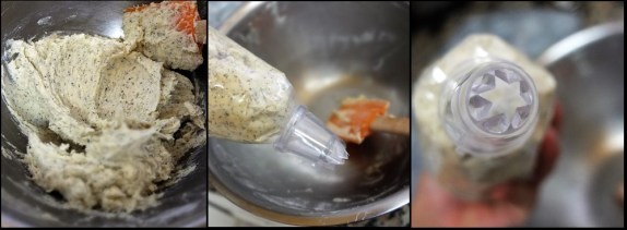 Earl Grey melting moments cookies - making 2