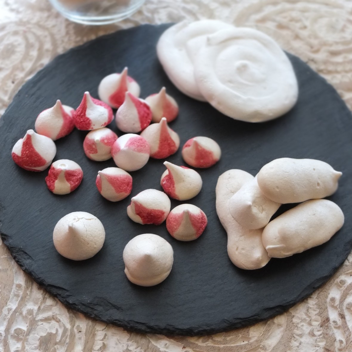 Vegan aquafaba (chickpea water) meringue