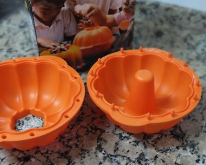 Mould for the pumpkin, lemon and Earl Grey tea layer cake! 