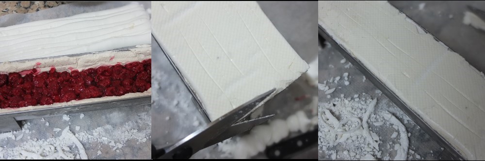 assembling-the-raspberry-and-chestnut-meringue-log-2