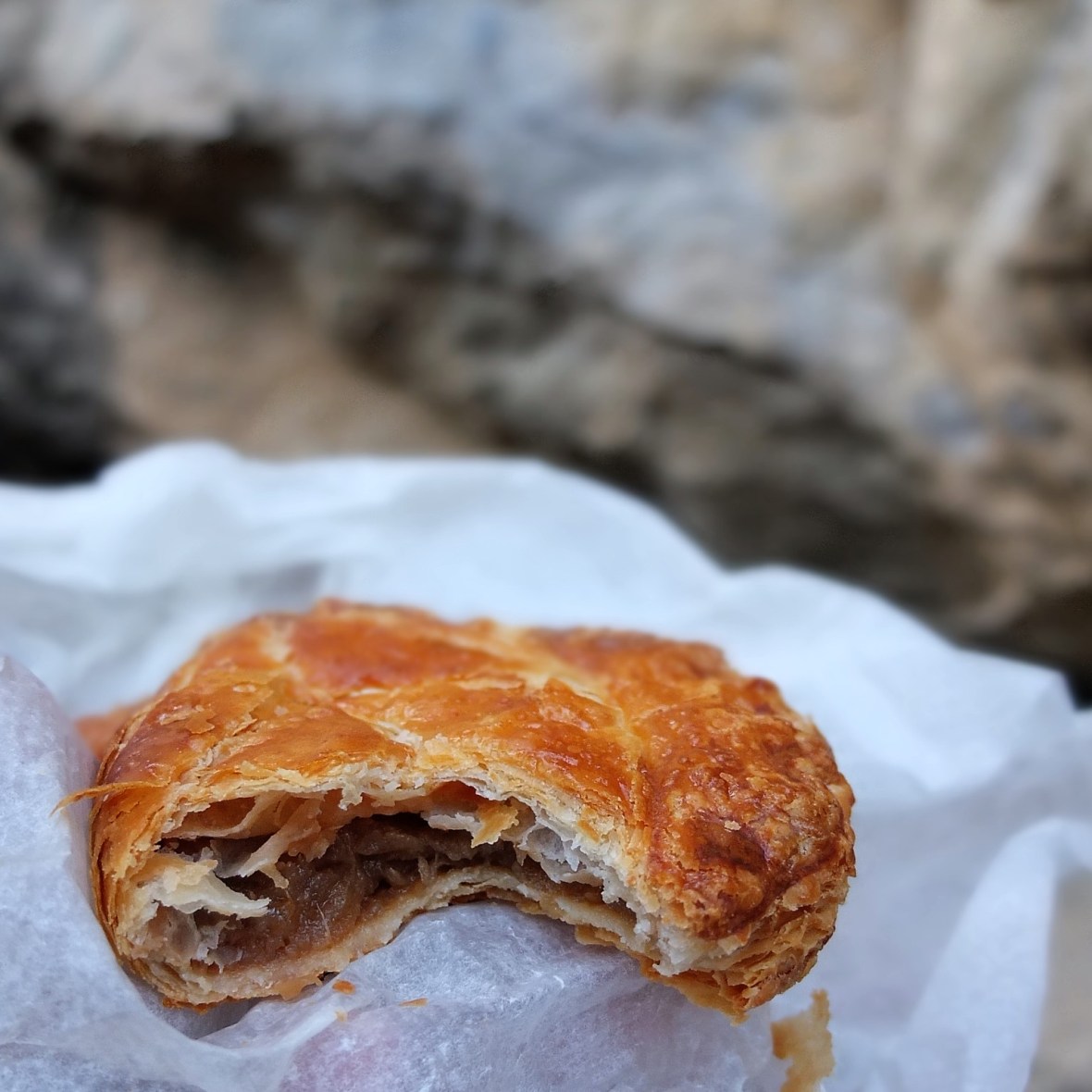 Chaussons aux pommes (apple turnovers) with coconut sugar