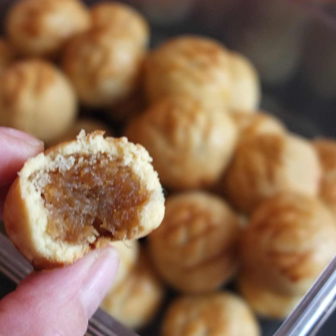 Healthier pineapple tarts - cookies for Lunar New Year