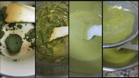 making-matcha-souffle-sponge