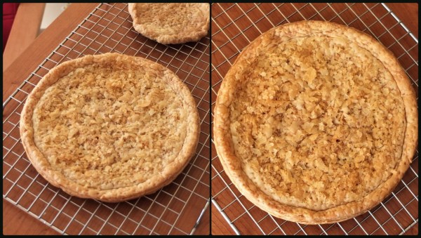 Neater inverted puff pastry shell