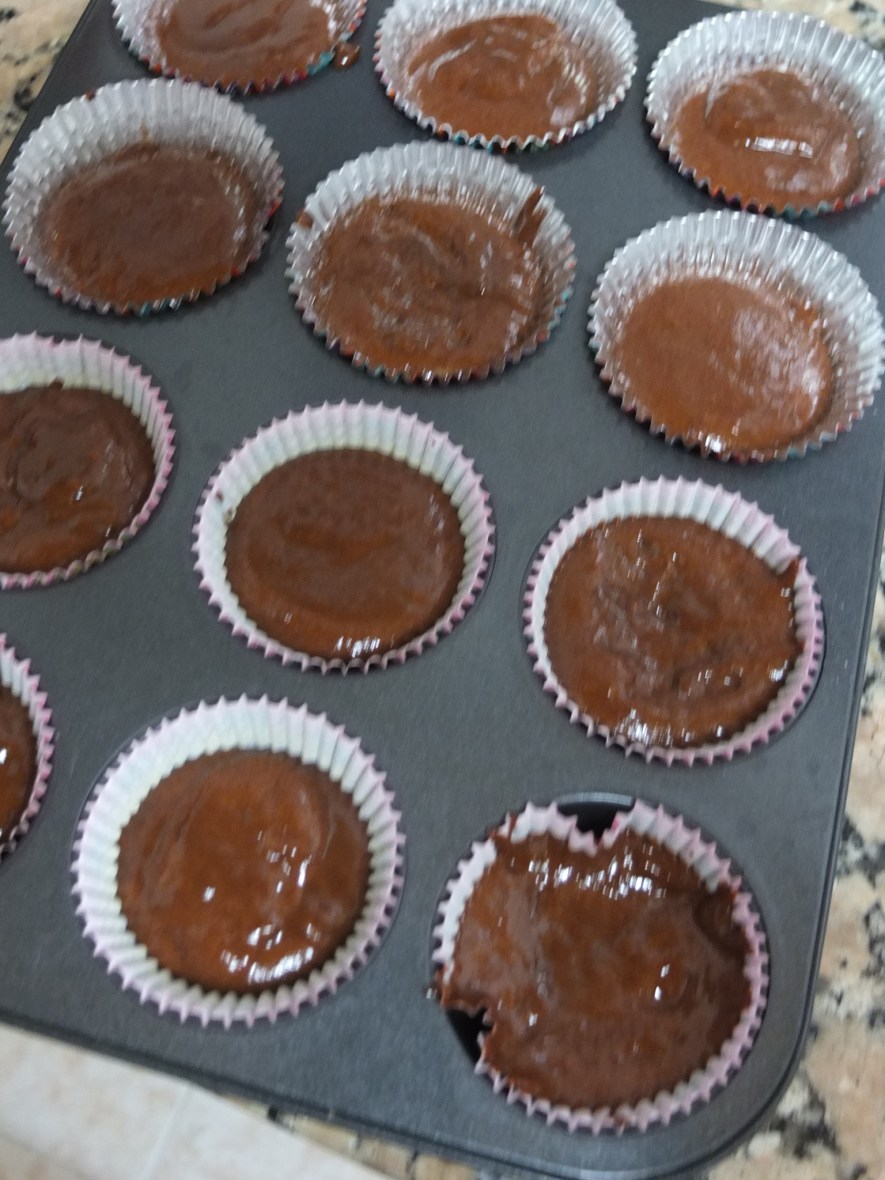 Vegan chocolate easter cupcakes