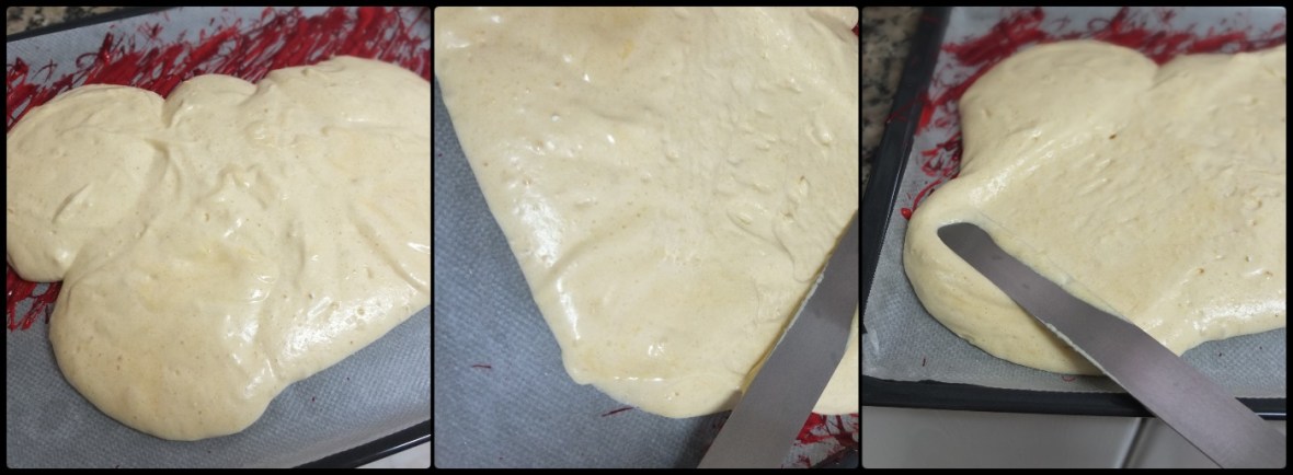 Genoise layer 1 ultra raspberry cake