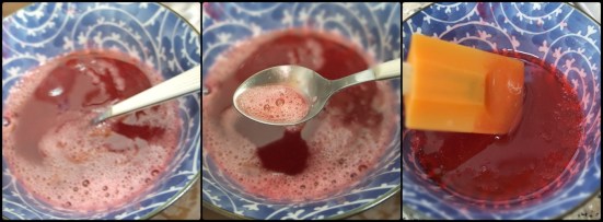 Rasberry glaze for ultra raspberry cloud mousse cake