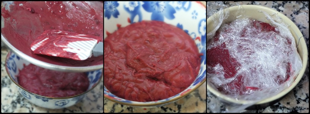 raspberry curd layer for ultra raspberry mousse cake