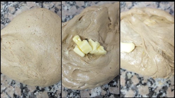 Making hot cross bun dough 3