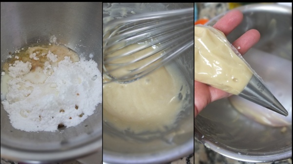 Making hot cross bun dough 9