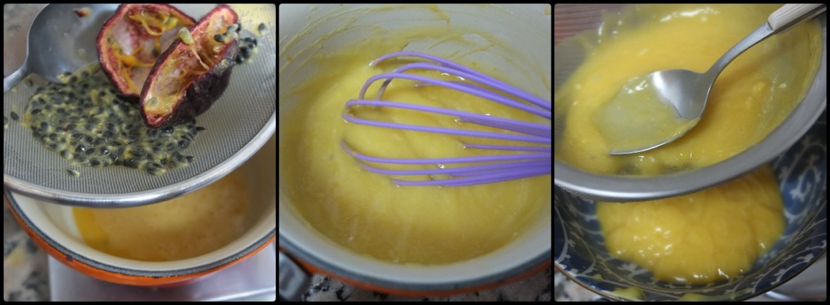 Passionfruit-lemon curd