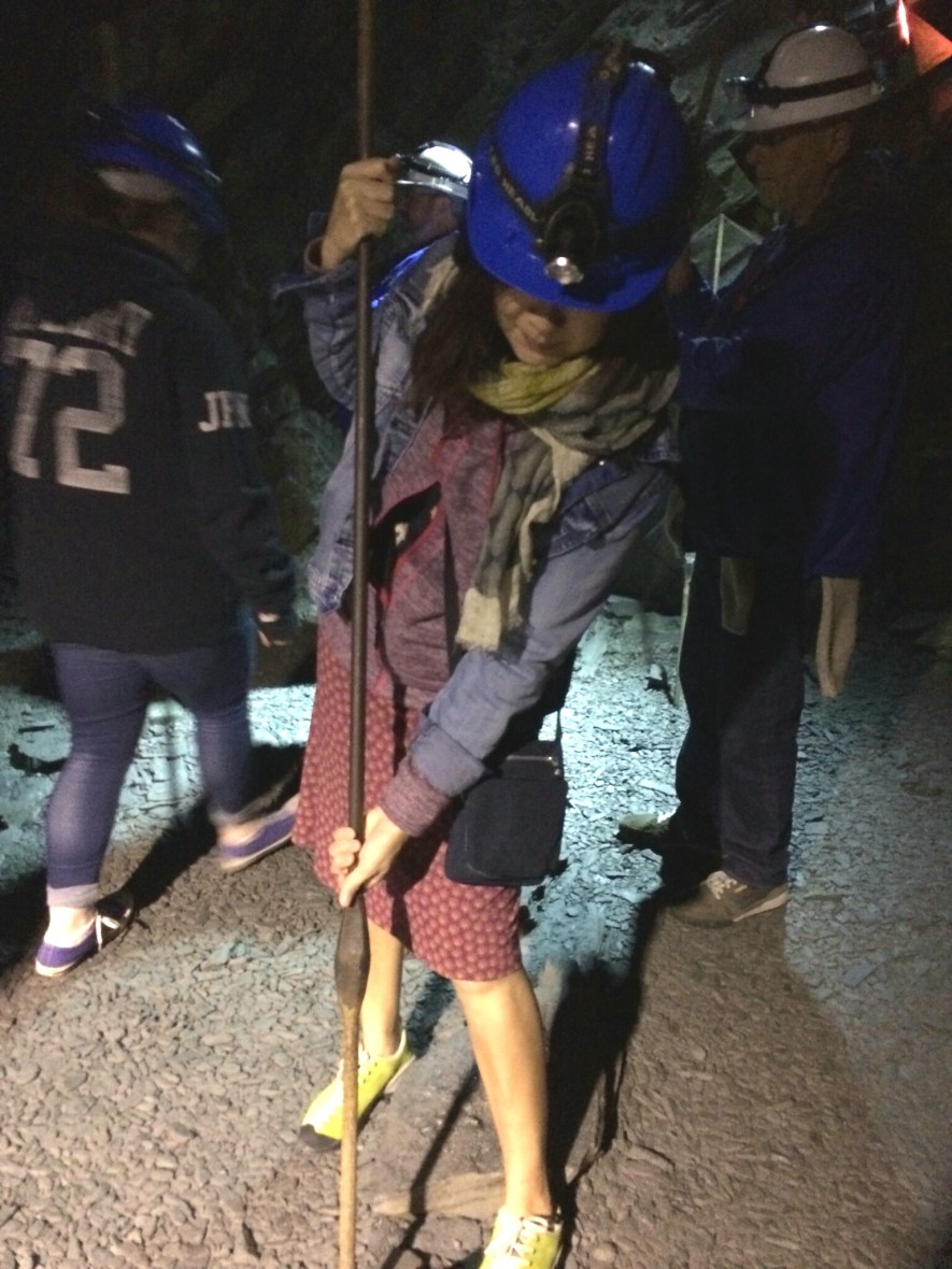 Deep mine visit at Blanau Ffestiniogg