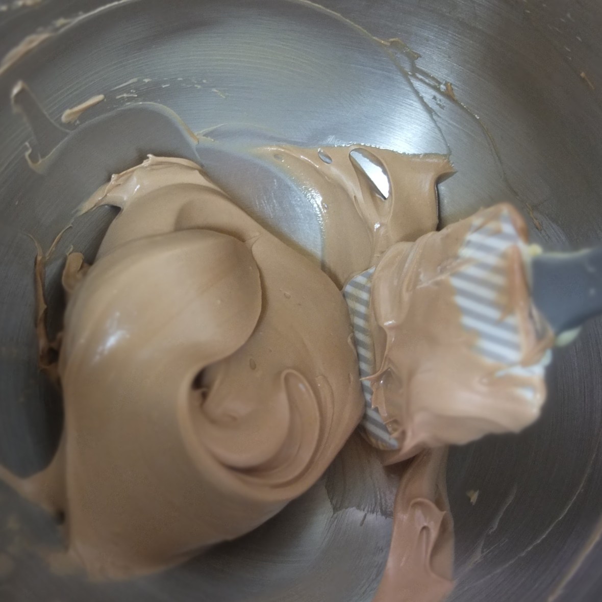 Chocolate lavender buttercream