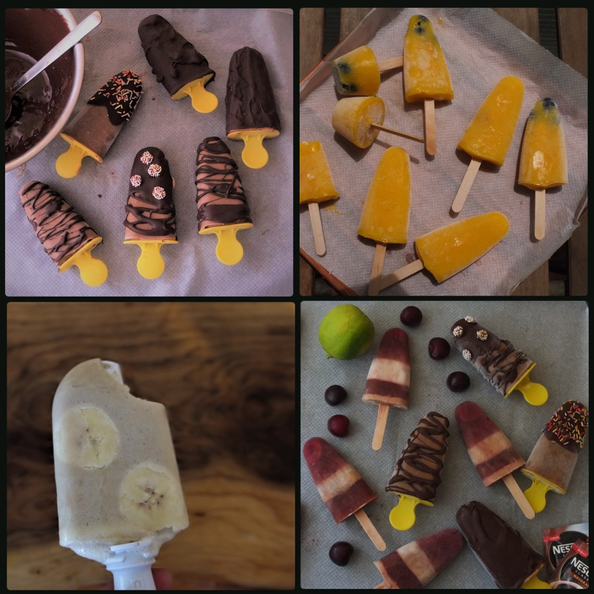 Ice lolly experiments