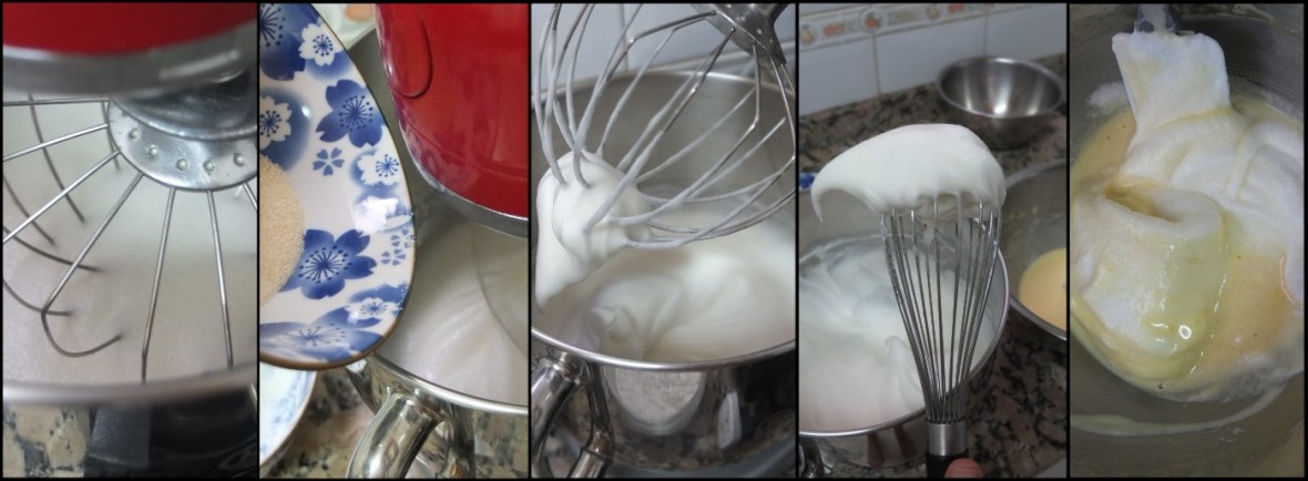 Making Earl Grey, Lemon and Lavender chiffon cake 2