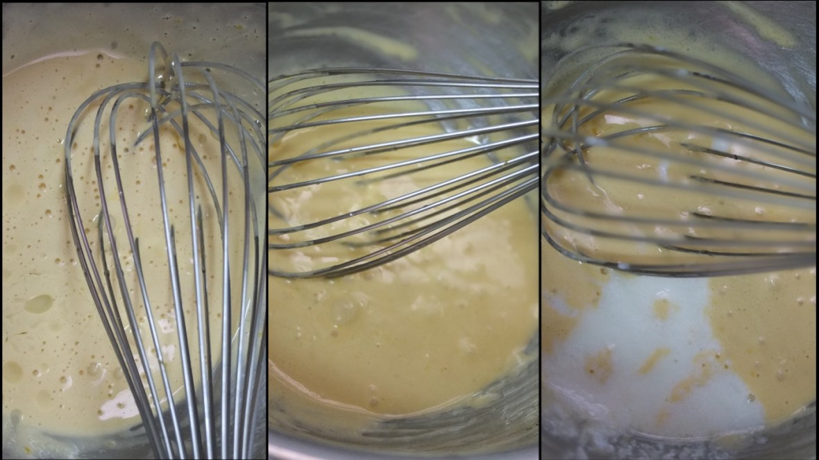 Making Earl Grey, Lemon and Lavender chiffon cake 2b