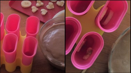Making mocha ice lollies 2