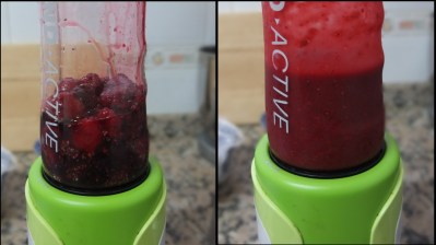 Making raspberry chia jam