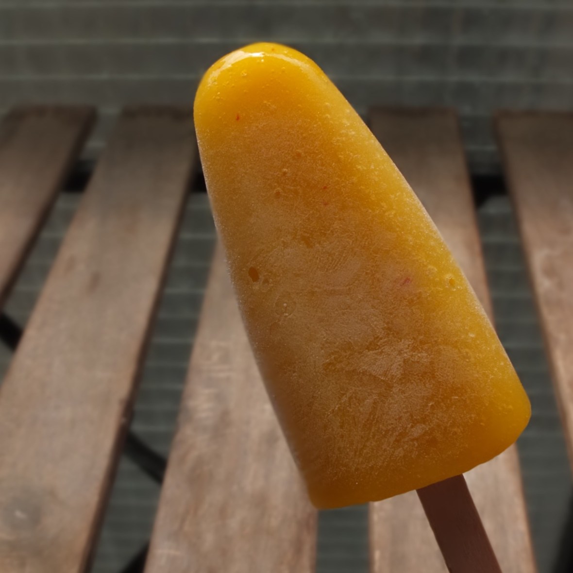 Mexican-style chilli mango ice lollies