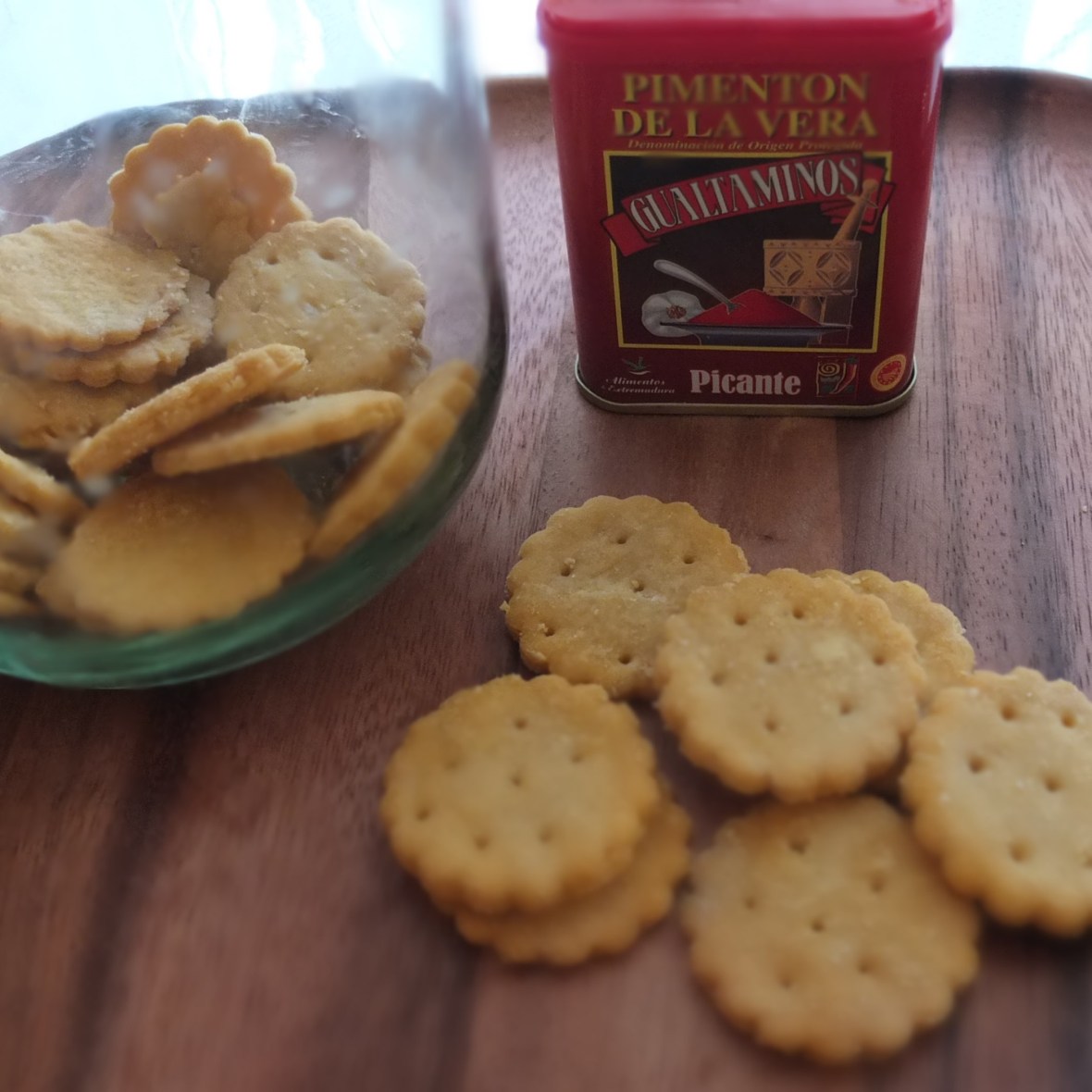 Vegan homemade ritz-style crackers, glutenfree