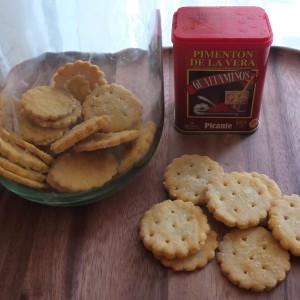 Vegan homemade ritz-style crackers, glutenfree