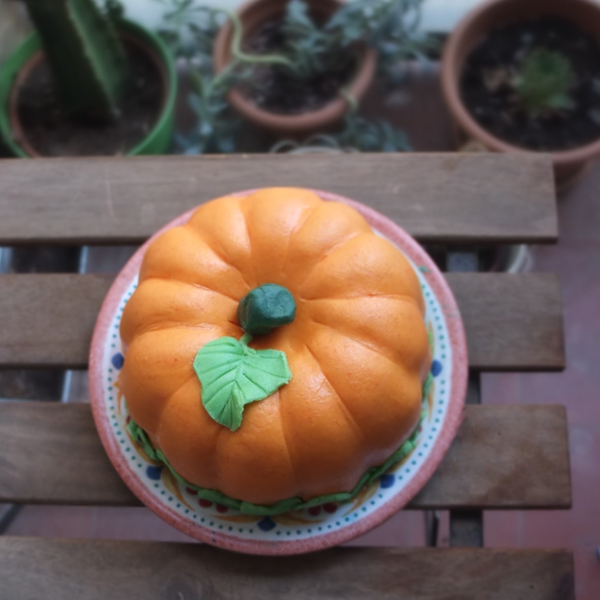 Princess turned pumpkin cake