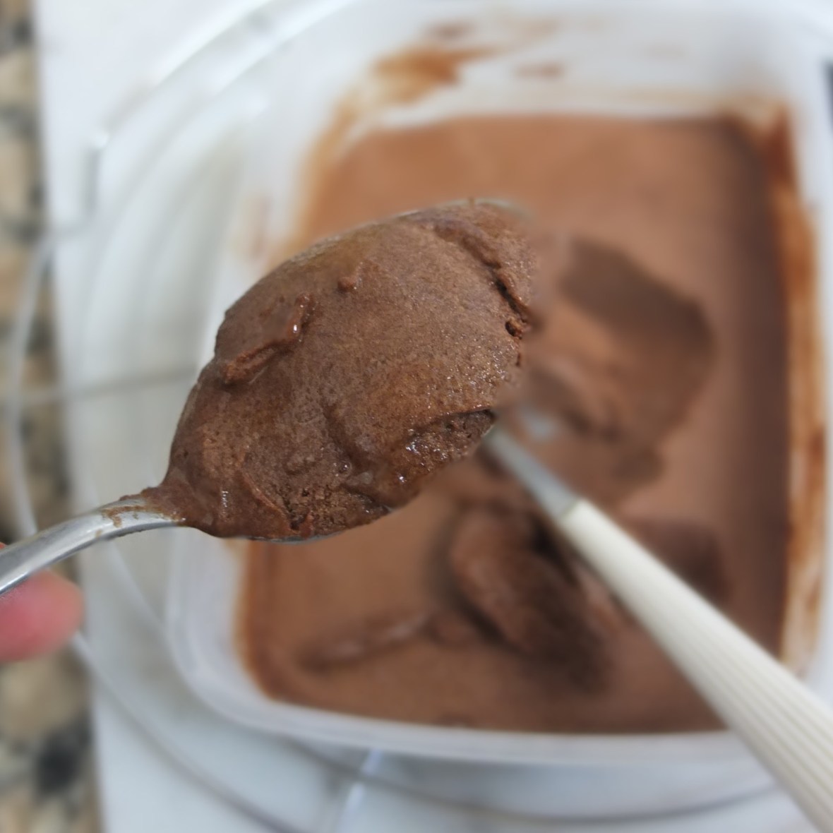 Chocolate sorbet