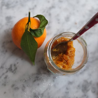 Mandarin or clementine maple syrup jam