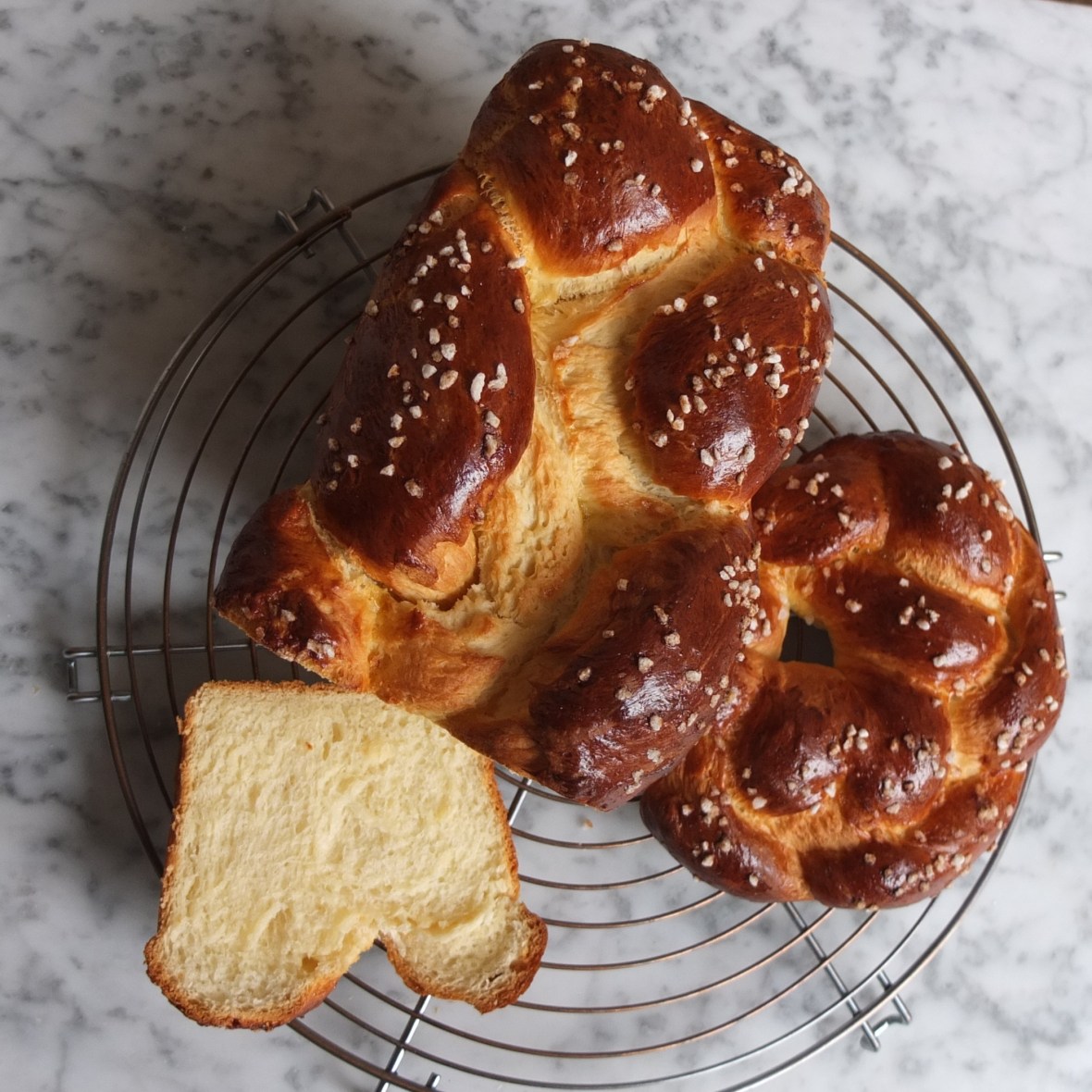 Lower-gluten brioche - prototype 2