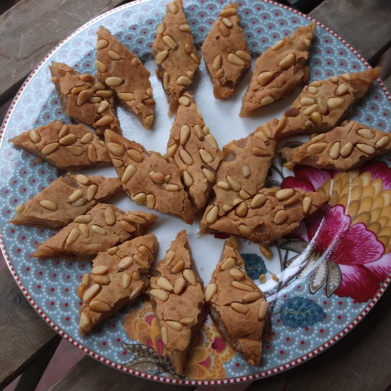 Healthier baked niangao sticky rice cake