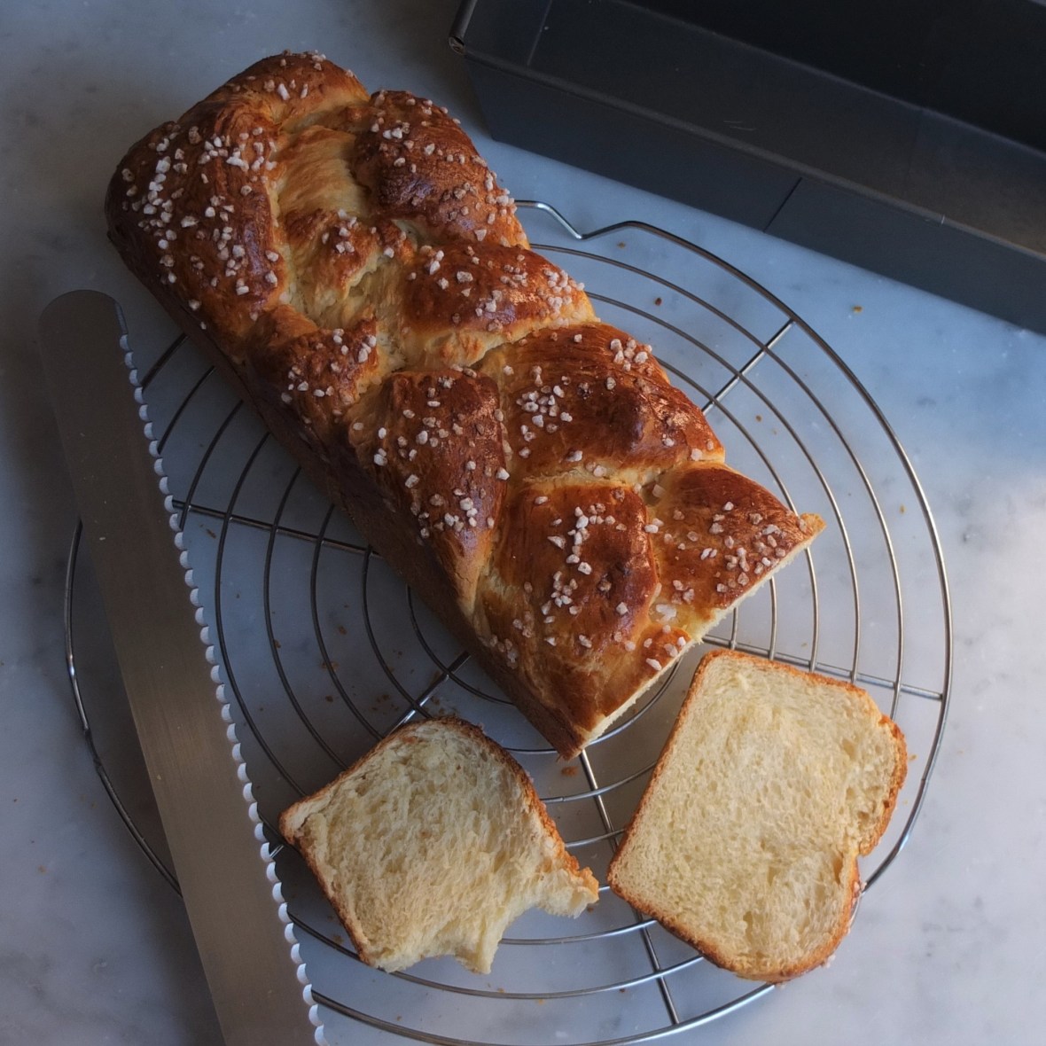 Lower-gluten brioche - prototype 4