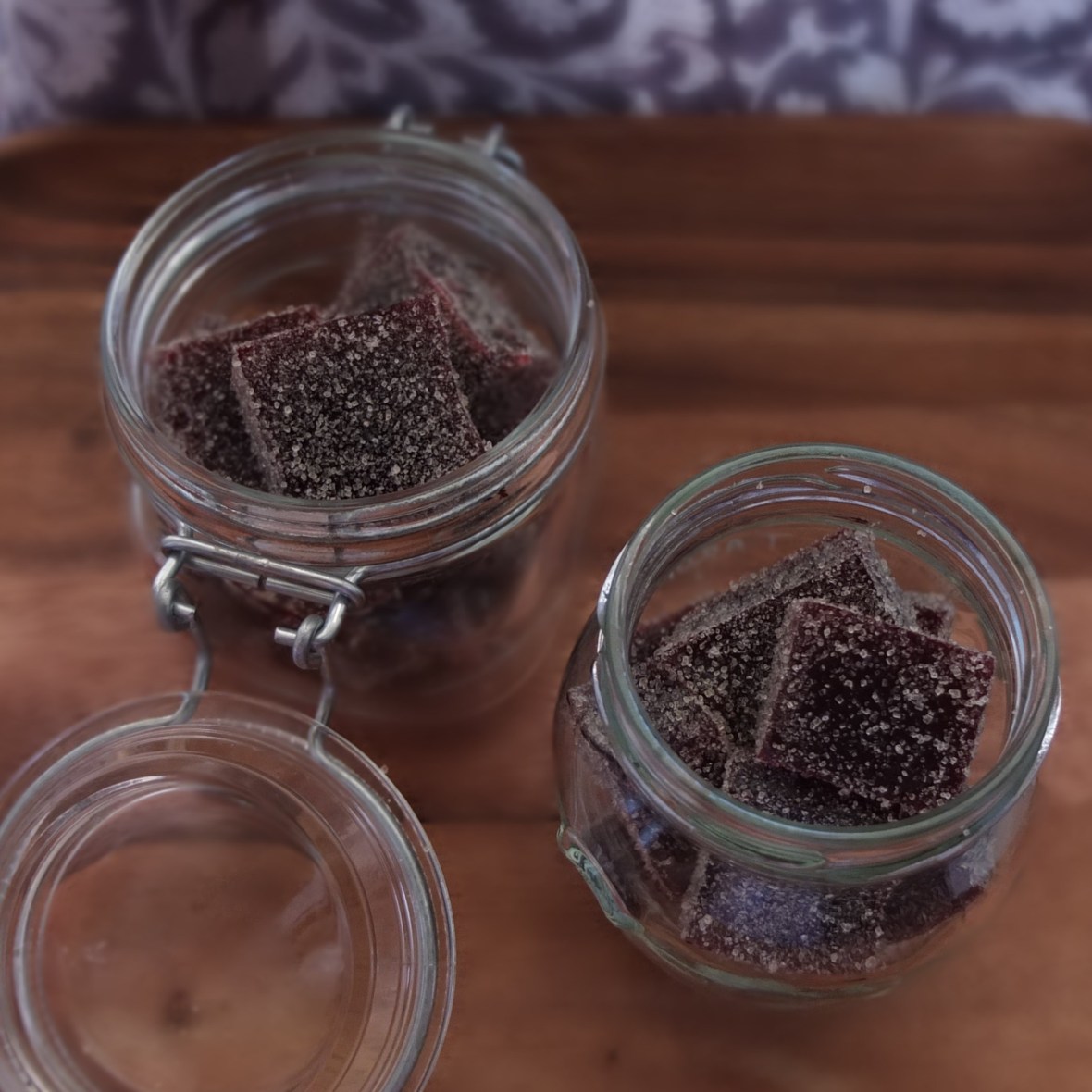 Raspberry pâtes de fruits