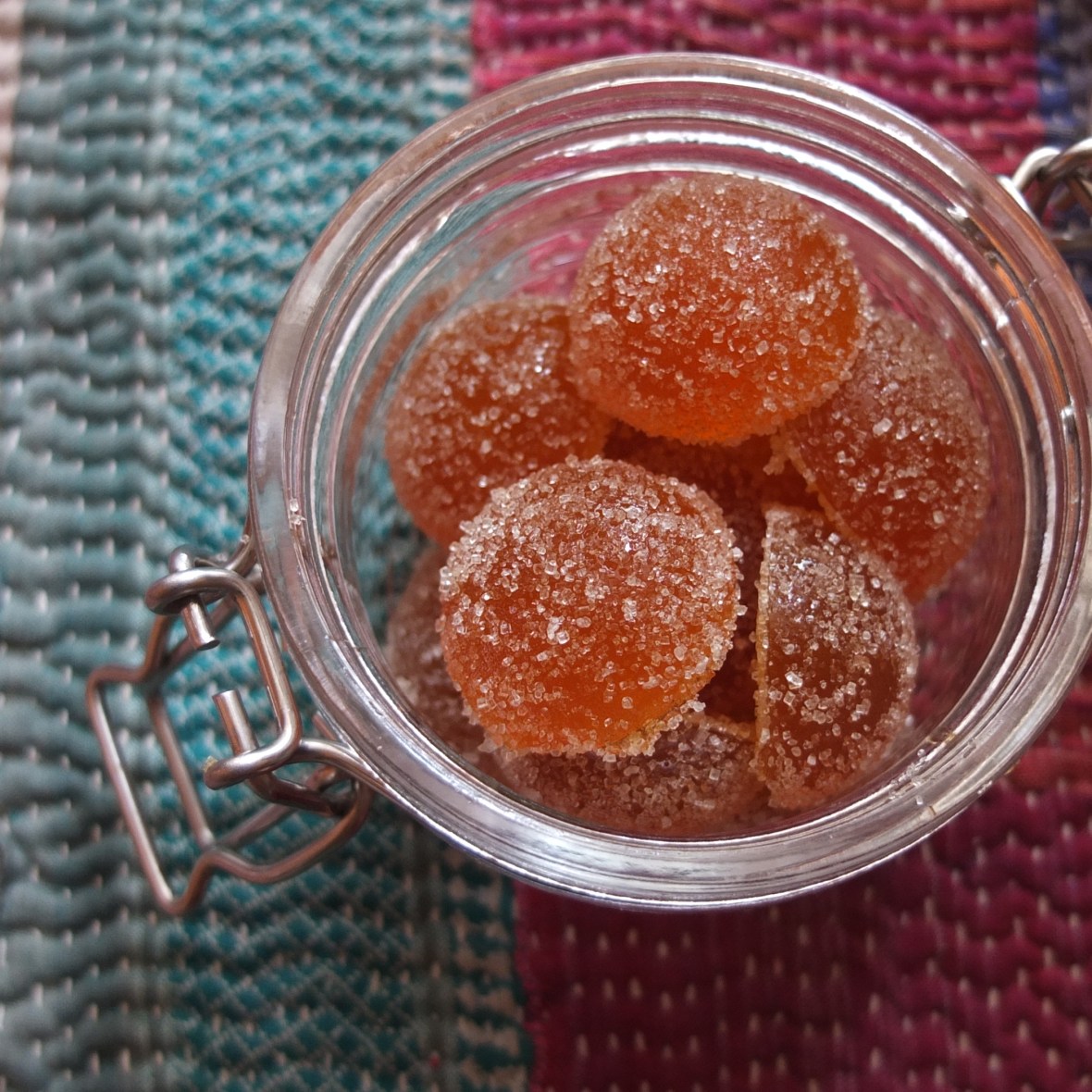 Passion fruit - apricot pate de fruits