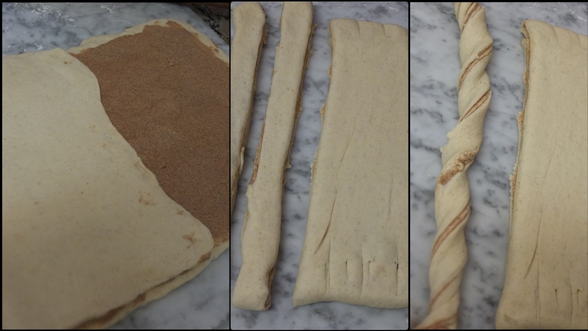 Making kanelsnurrer cinnamon twist buns 6