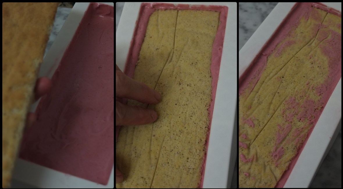 log cake assembly