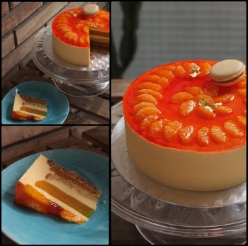 Mandarin entremets
