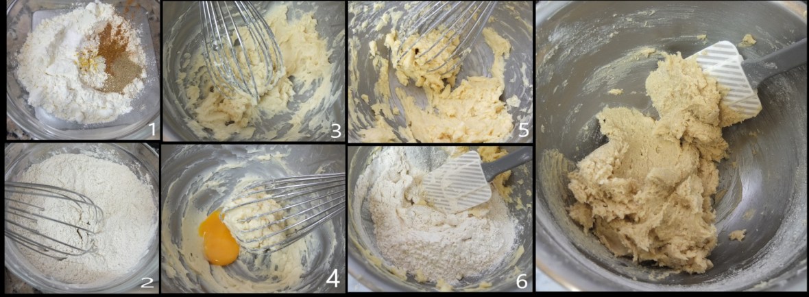 Linzer biscuit dough