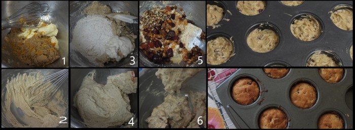 Making the vegan fruitcakes