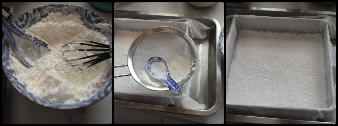 Making egg-free marshmallows - preparation