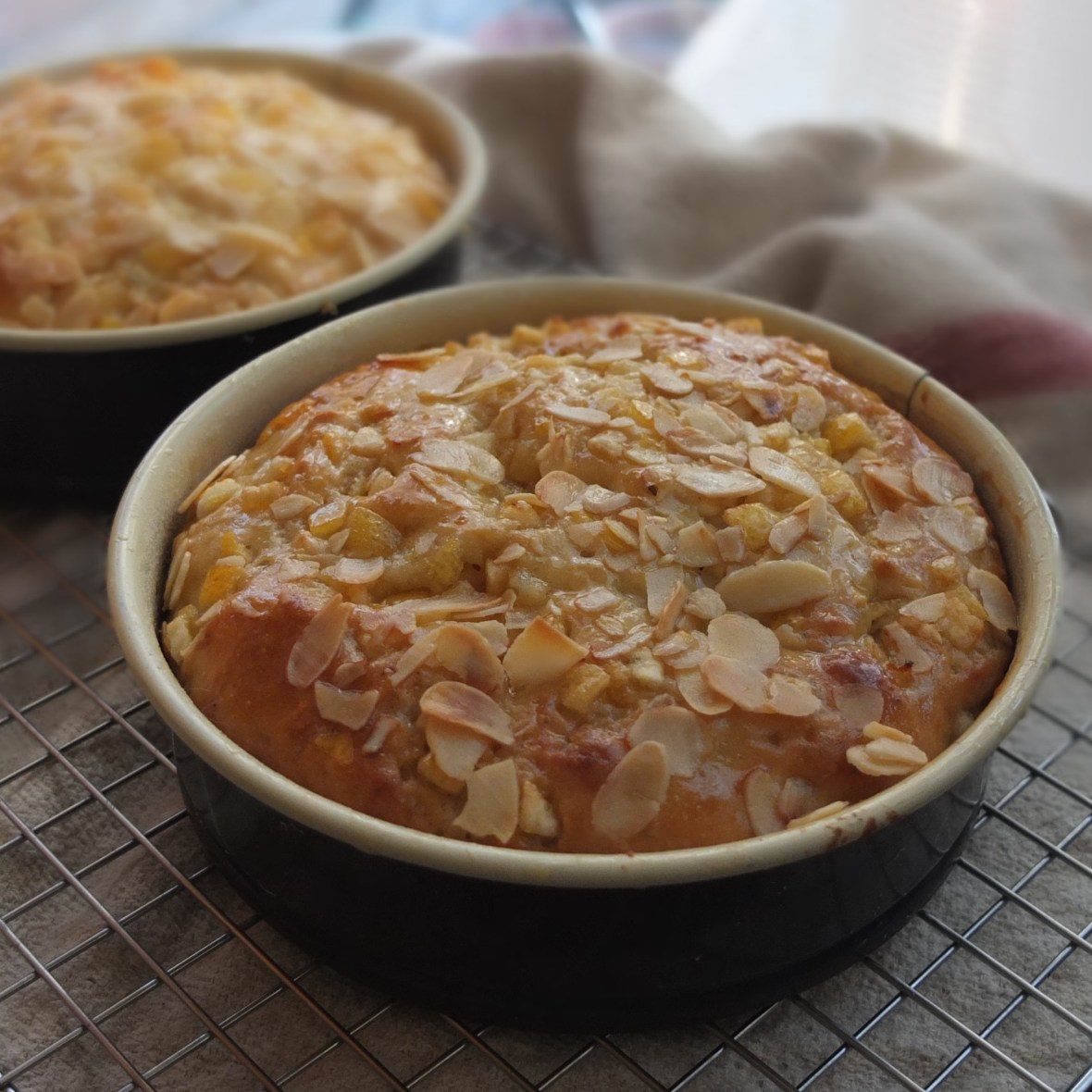 Healthier sourdough orange and lemon cake