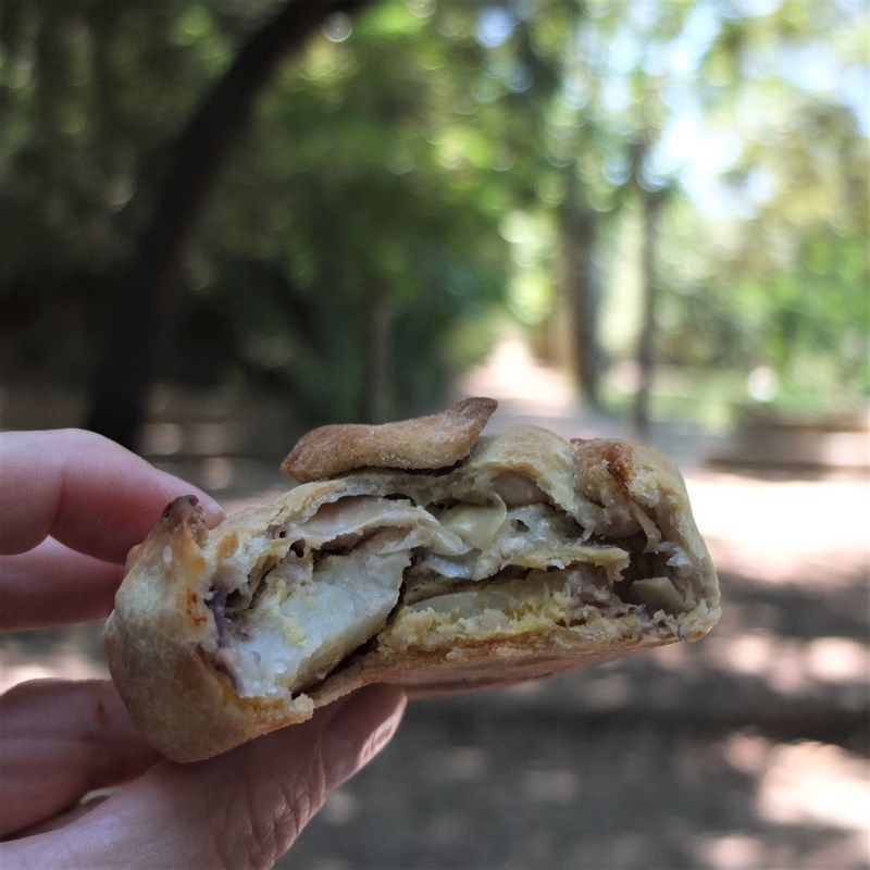 Artichoke picnic pie!