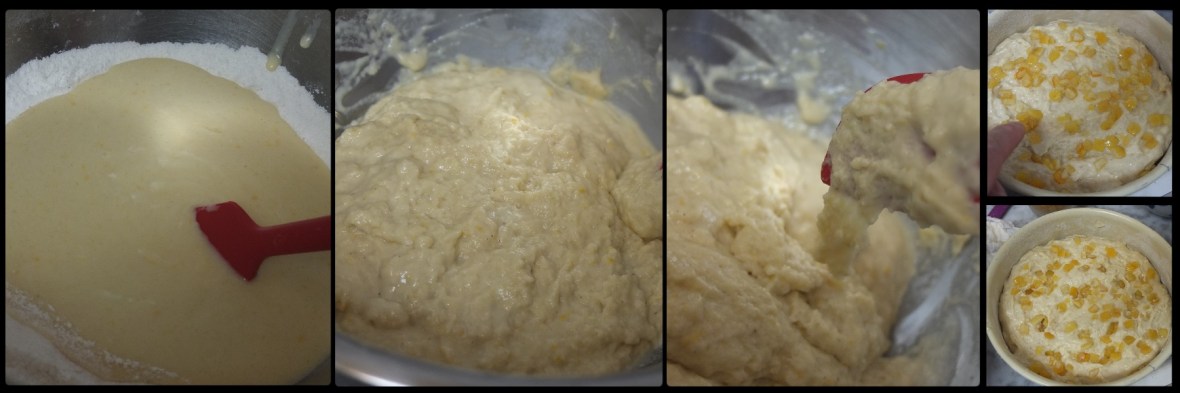 Making a sourdough orange cake 2