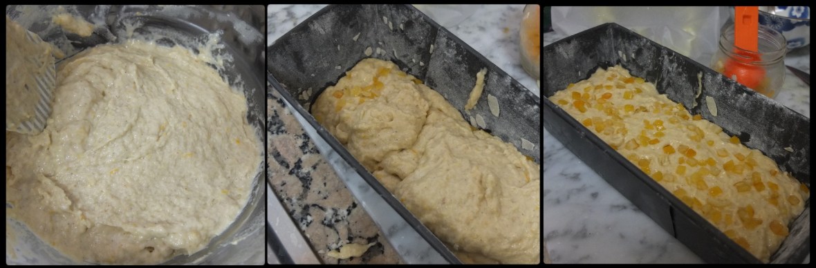 Making the sourdough orange and lemon cake 4