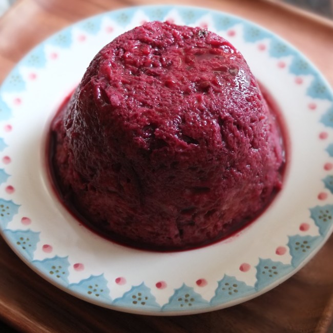 Unadorned Healthier sourdough summer pudding