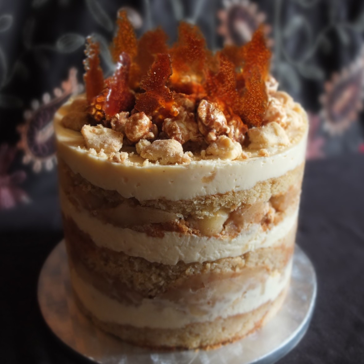 Healthier apple pie layer cake