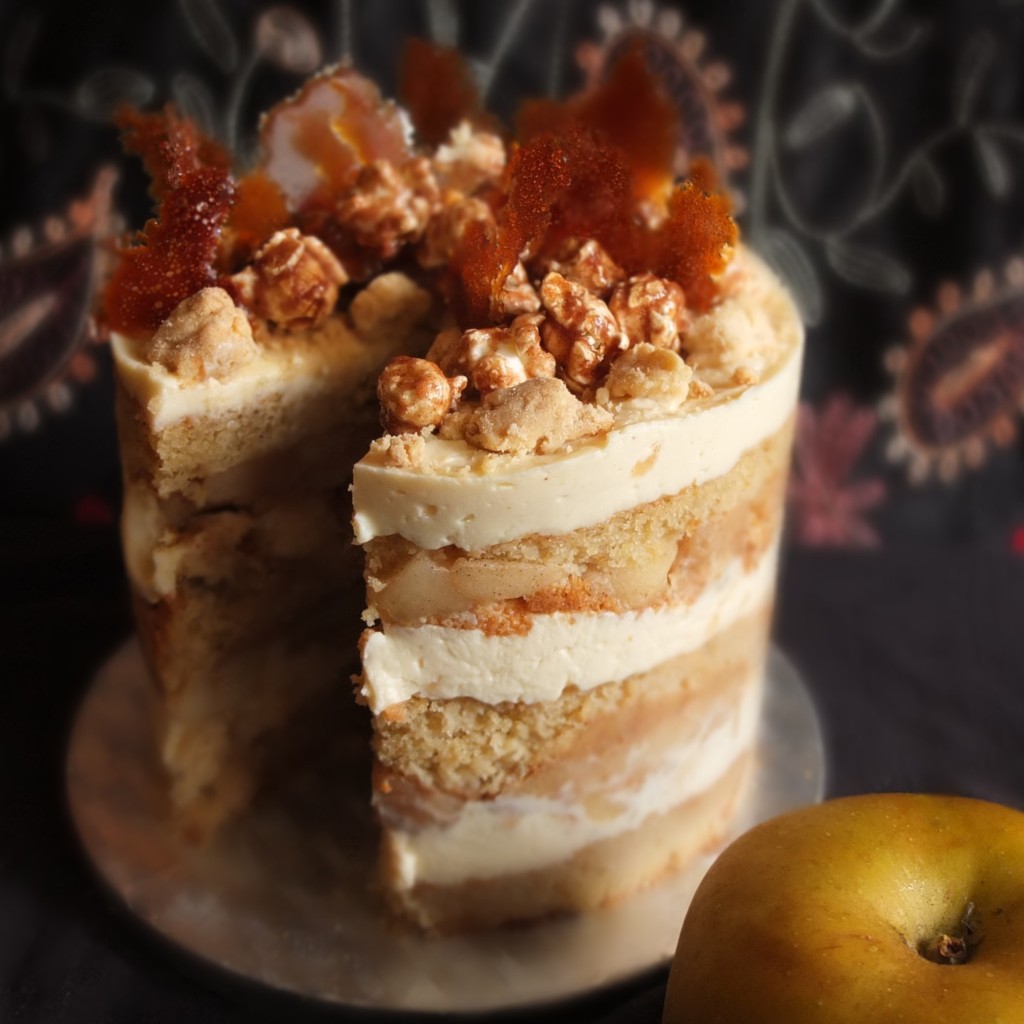 Healthier apple pie layer cake, gluten free or not