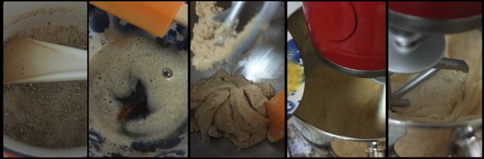Making brown butter sponge 1